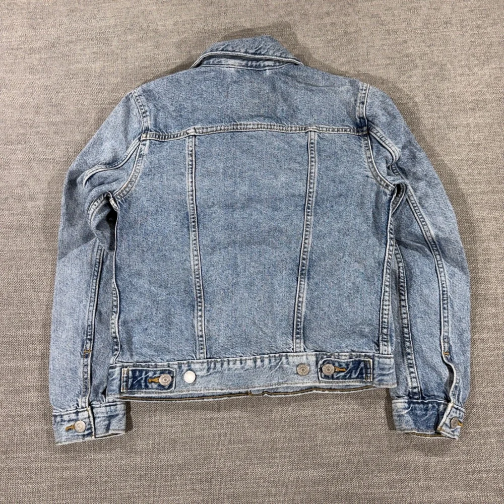 Levi Strauss & Co. Denim Trucker Jacket Women XS Blue Good Light Wash Cotton
